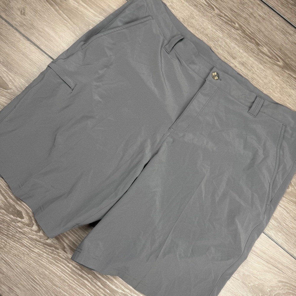 Columbia Mens PFG Fishing Shorts Performance Stretch Grey Size 42